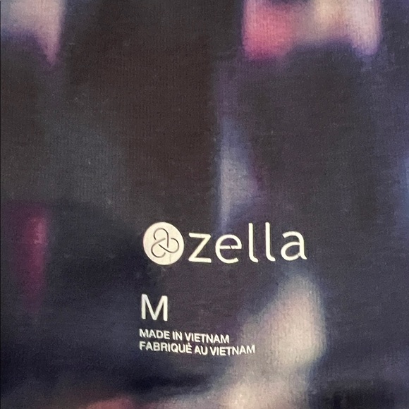 Zella Abstract Pink and Black Leggings - Picture 8 of 8